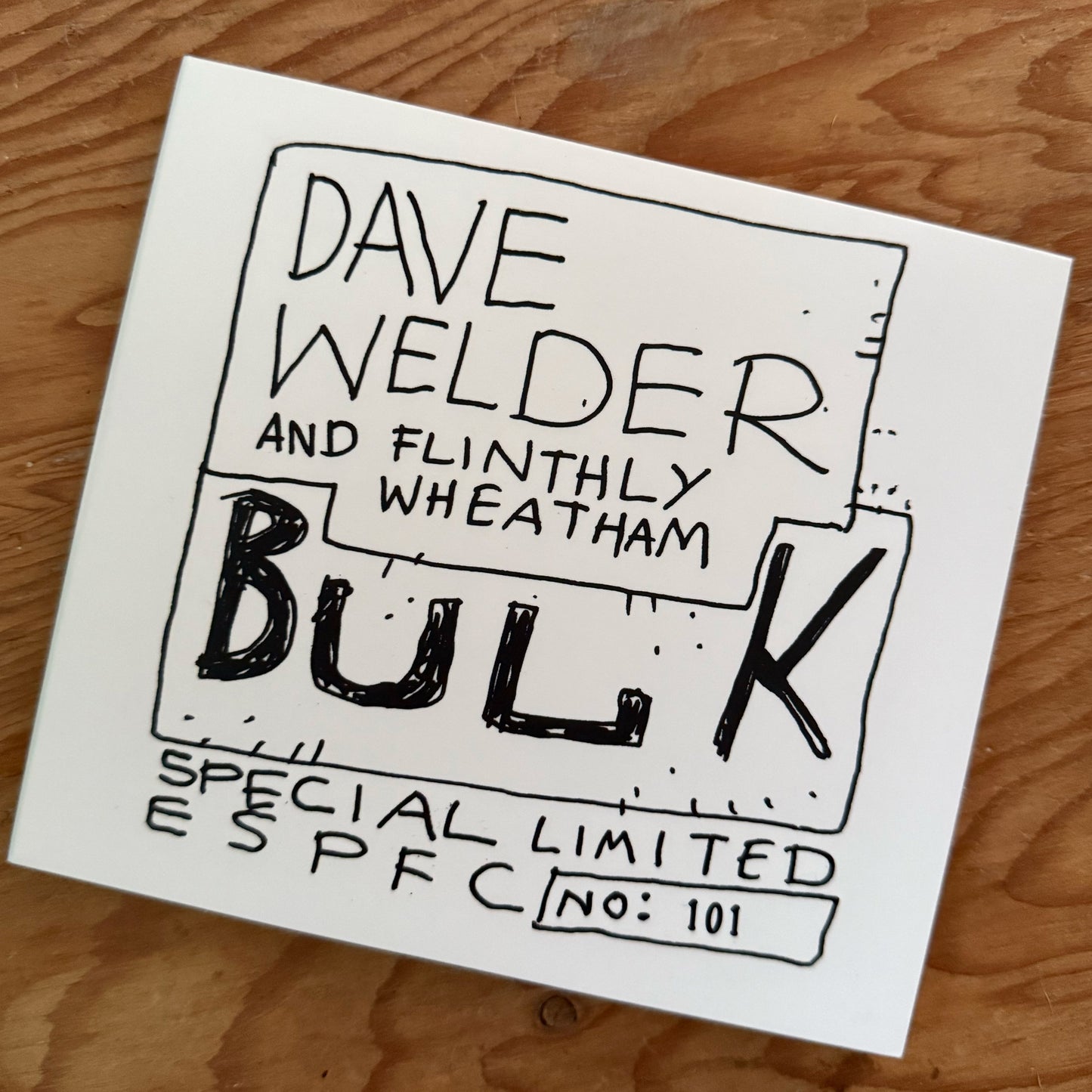 DAVE WELDER - BULK Soundtrack - ESPFC Limited edition numbered CD Digipak