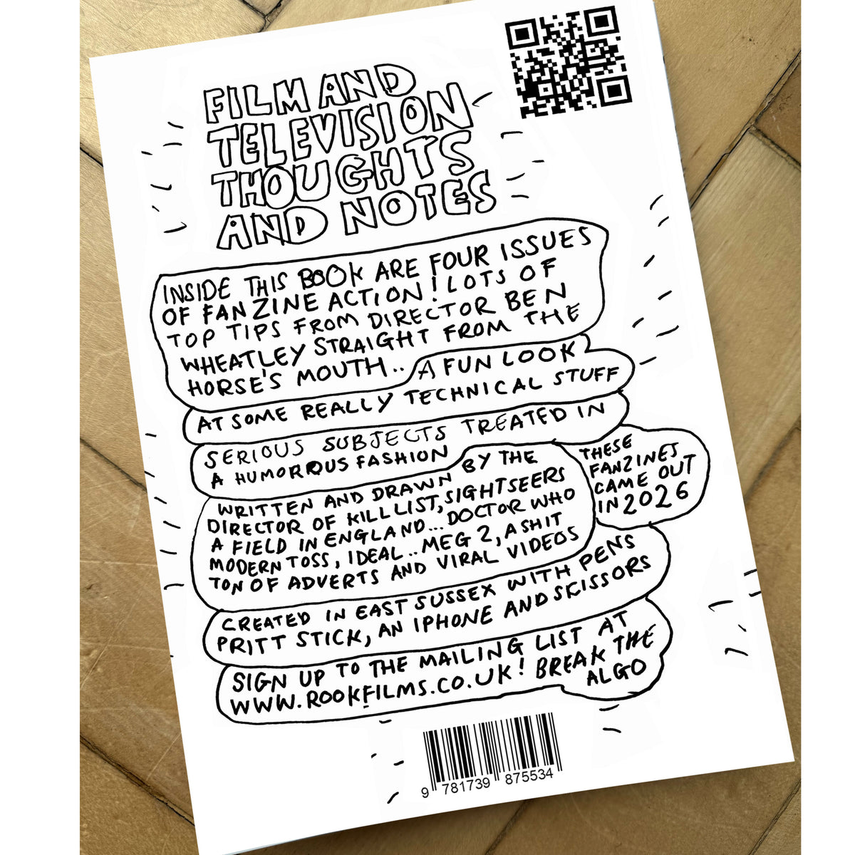 BEN WHEATLEY'S FILM & TELEVISION THOUGHTS & NOTES - THE BOOK! (P2)